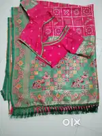 Pink Saree cotton