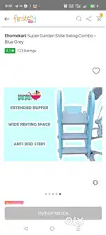 Slide for kids and Swing