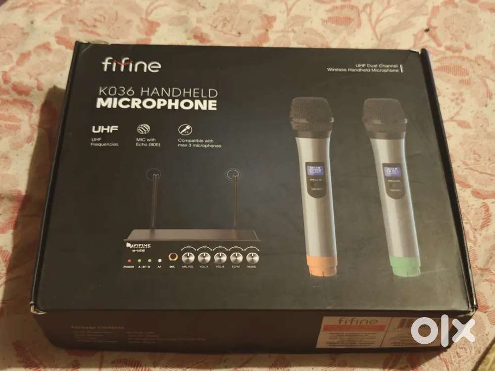 Fifine K036 Dual Wireless Handheld Microphone