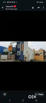 1150 sq ft individual house for sale near Porur 5 km at Tharappakkam