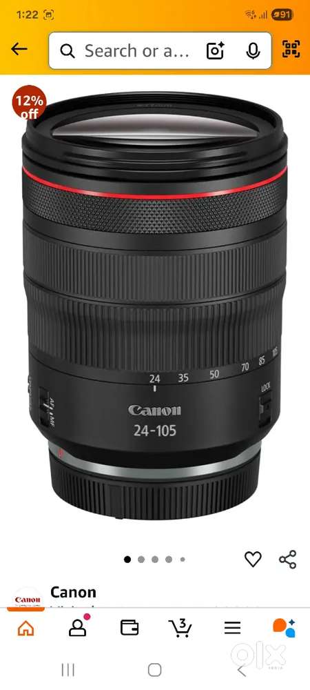 Canon RF 24-105mm, L4 USM