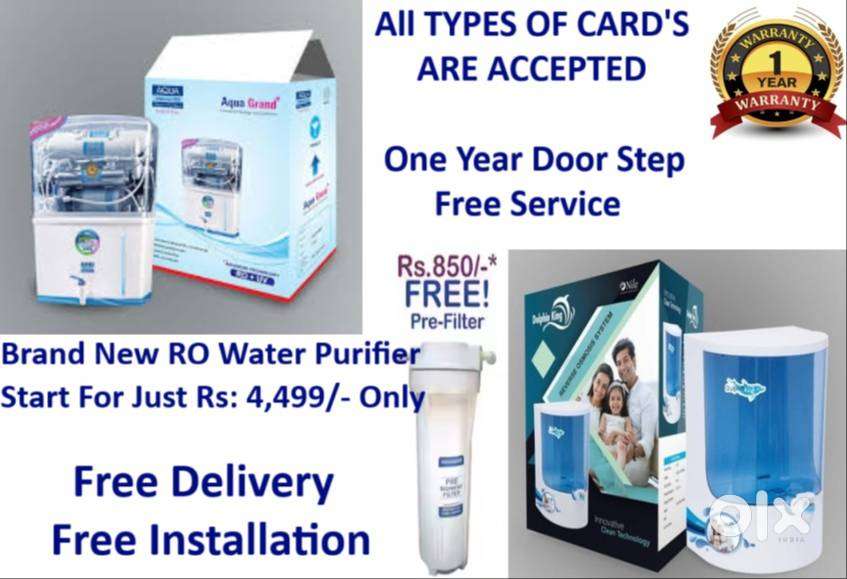 Brand New RO Water Purifier Start For Just Rs 4,499 Only