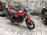 Good condition Honda CB shine 125 in Red with Drum brakes