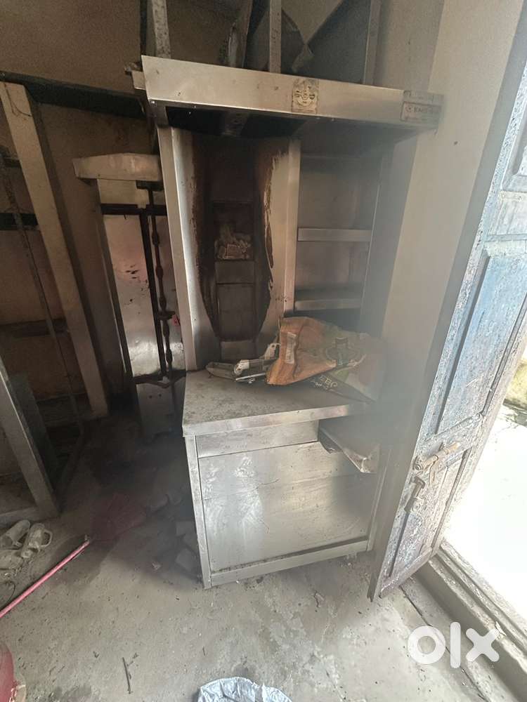 All hotel items- grill machine, shawarma, cutting table SS