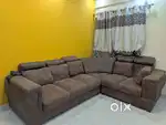 L-Shaped 6-Seater Recliner Sofa in Excellent Condition