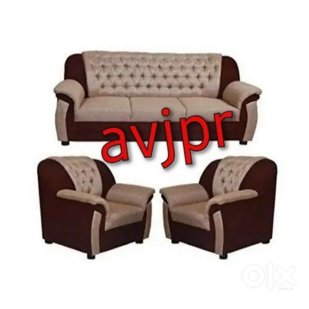New modern designer five seater sofa set 3 + 1 + 1