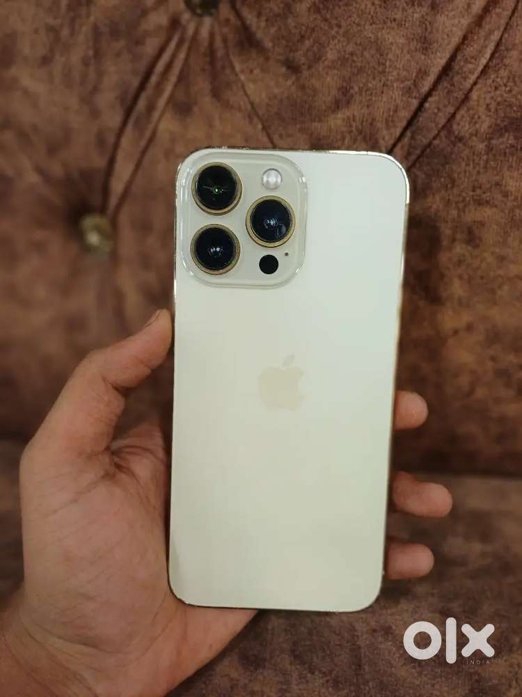 IPhone 14promax deep purple & gold color box pack new condition call m