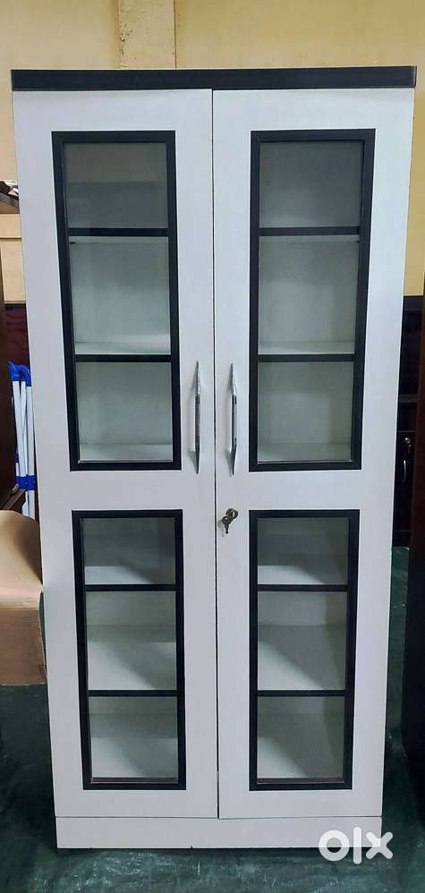 Bowzar White Bookshelf Cabinet Almirah Home Delivery Available