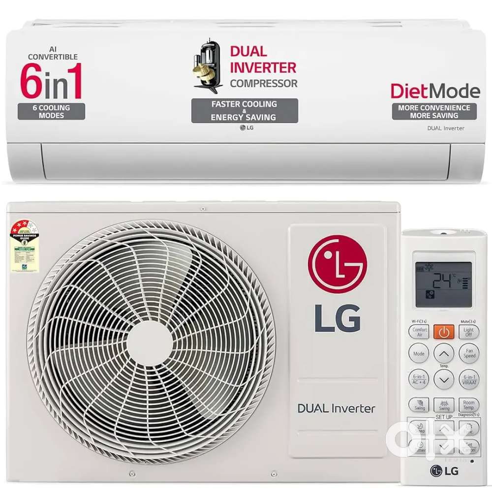Lg ac hot and cool brand new 1.5ton 3star with warrenty inverter modal