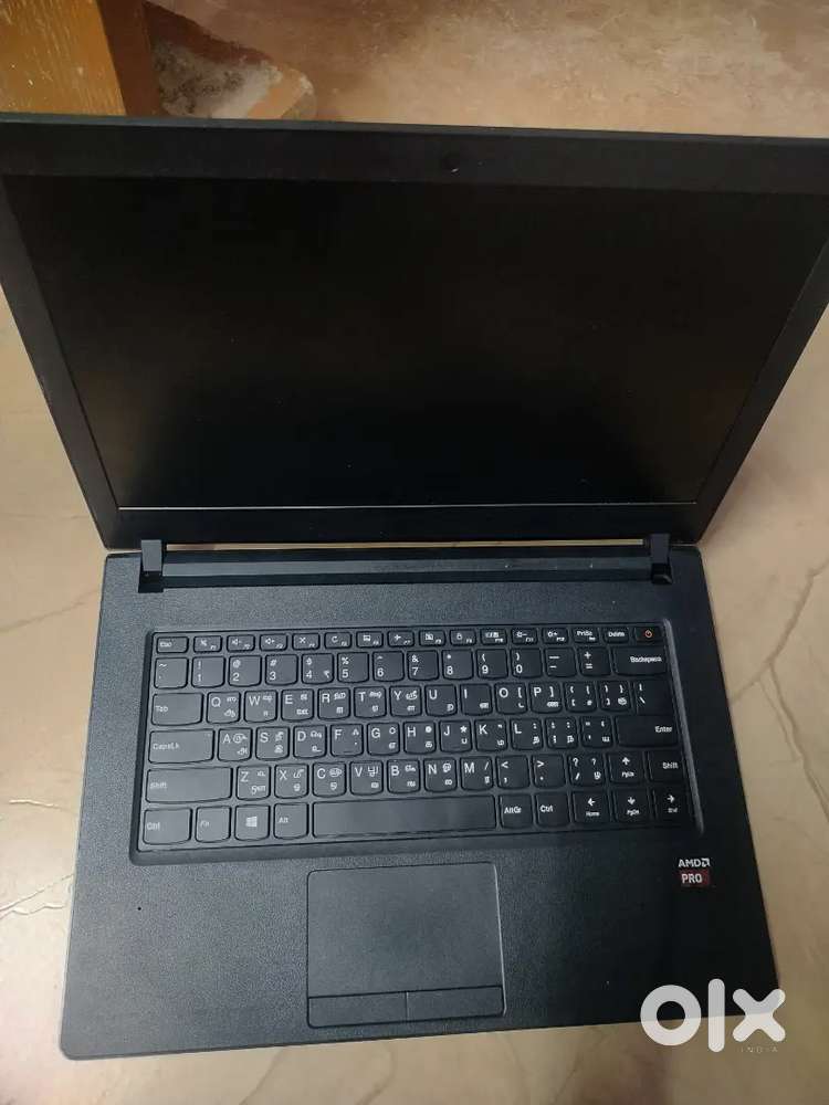 Laptop with keyboard