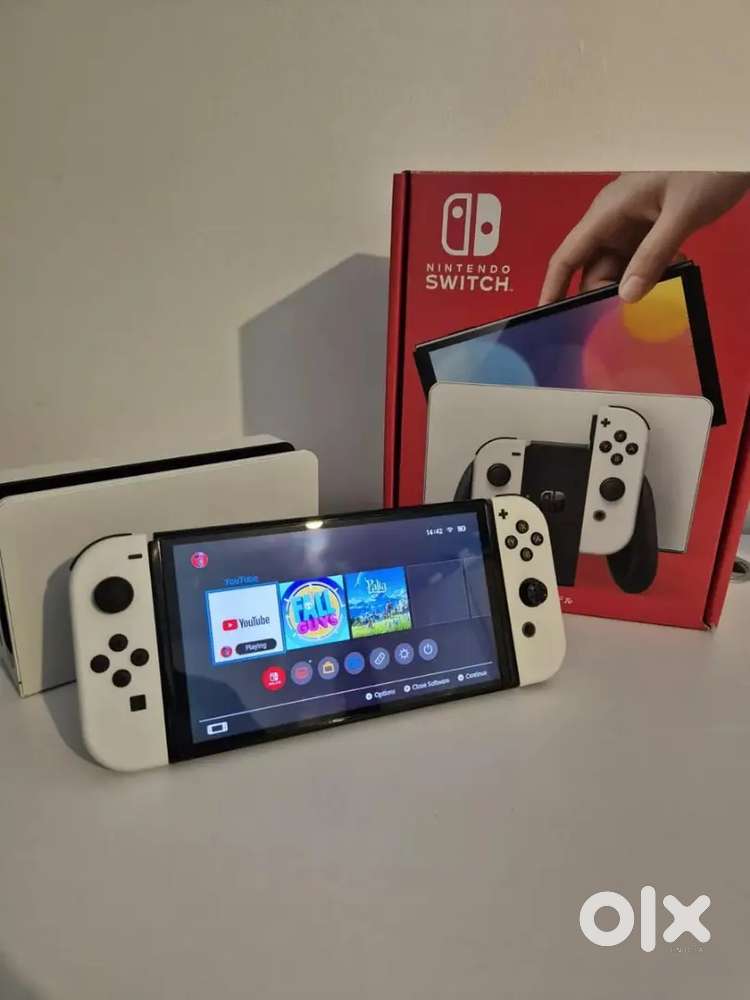 Nintendo Switch OLED Model HEG-001 Console - 64GB - White - Excellent