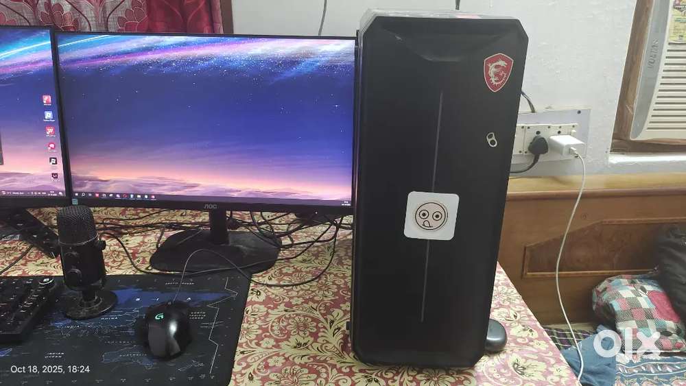 ATX Computer Cabinet  Full Size CPU Case with side glass panel