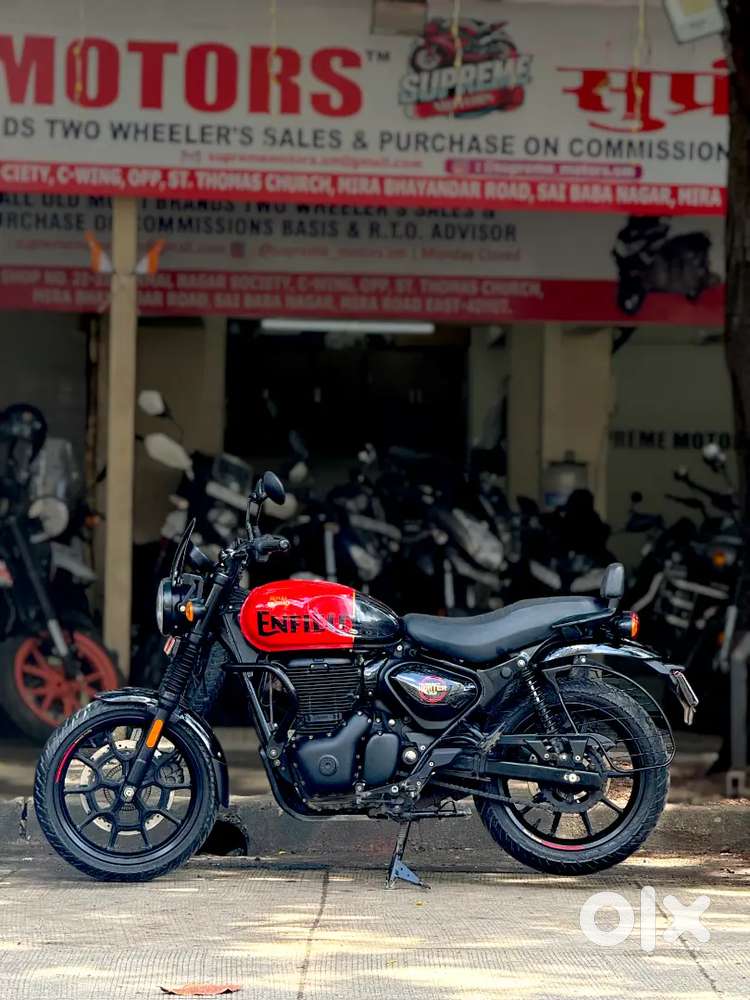 HUNTER 350 balzing red 2024 ABS model royal Enfield