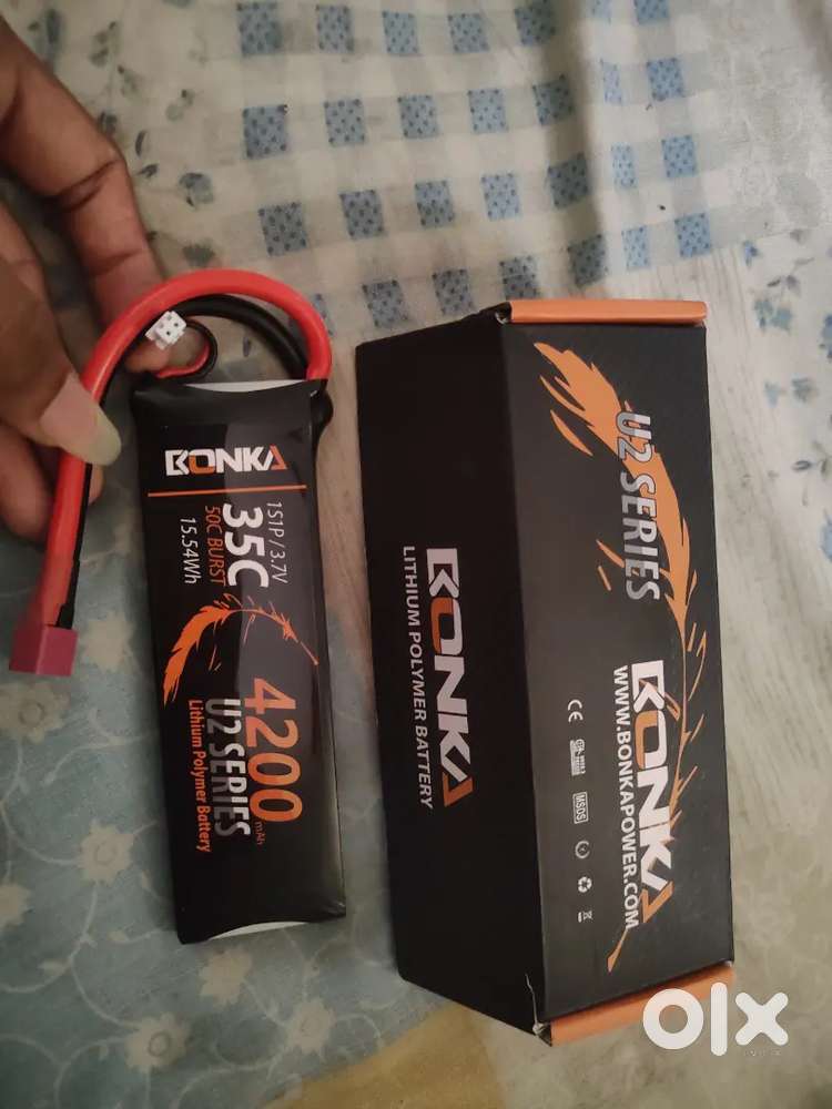 Drone batteries, 3.7 v 4200mAh 35c s1 lithium polymer battery pack