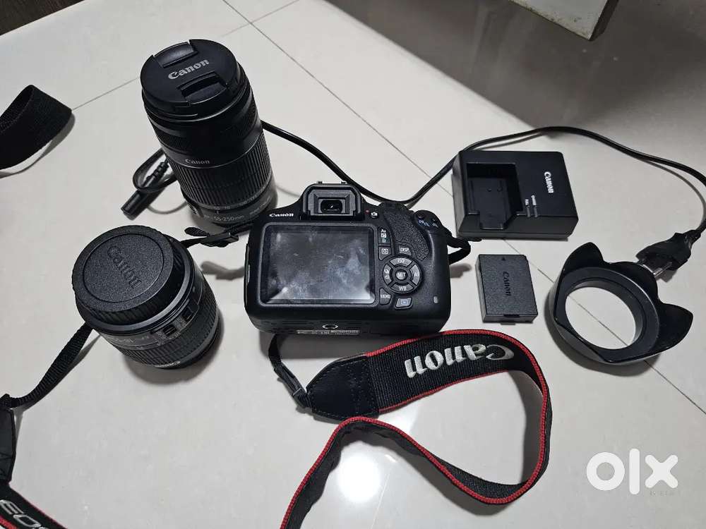 CANON EOS 1200D 18-55 & 55-250MM LENS