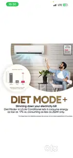LG 1Ton 5 Star Dual Inverter Split AC – Purchased Mar 2025