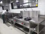 Pizza oven griller fryer restaurant counter bhathi display tandoor