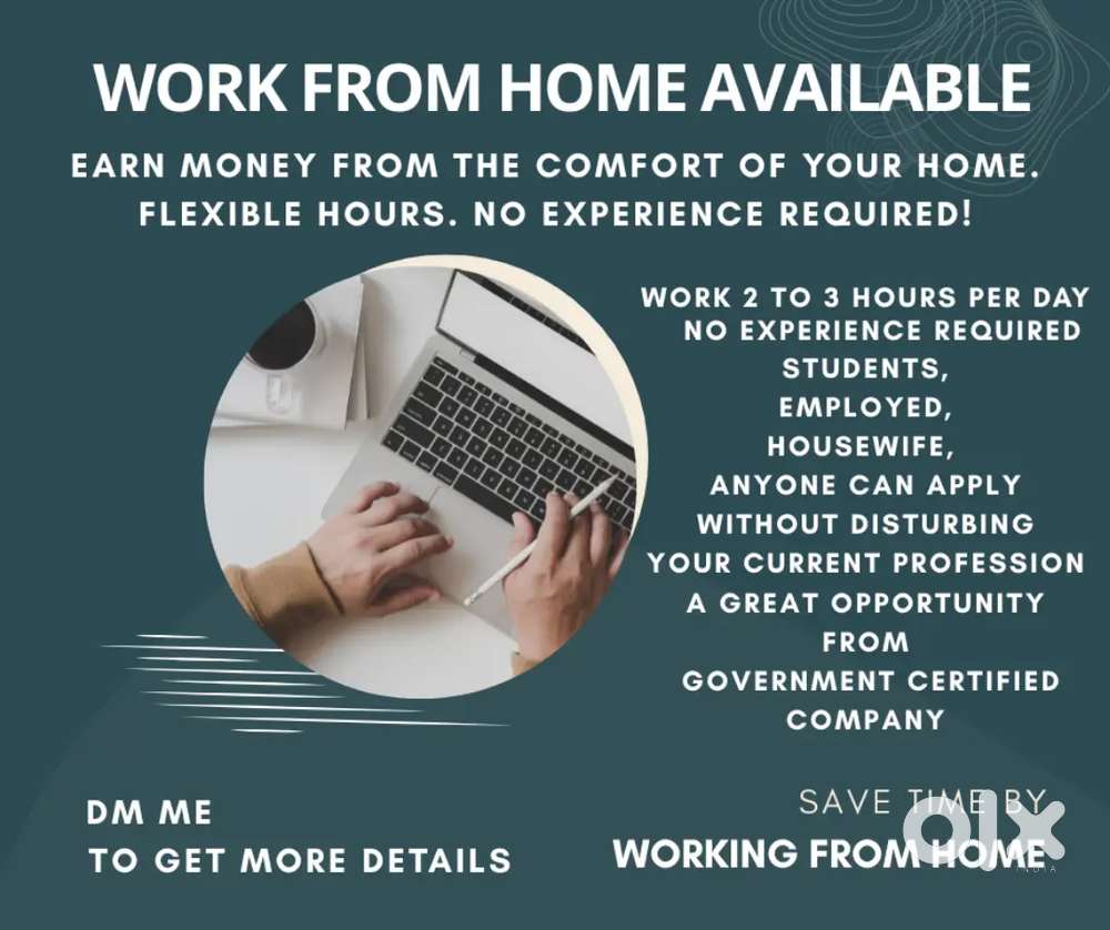 Work from home available