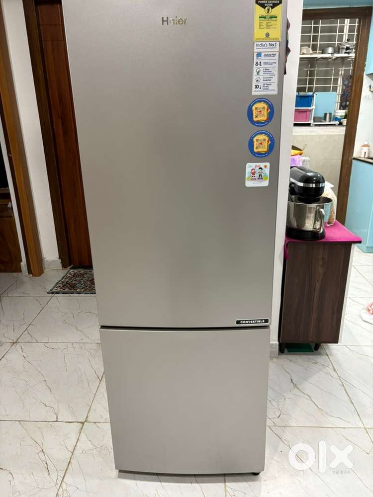 Haier double door frost free refrigirator 14 months new condition