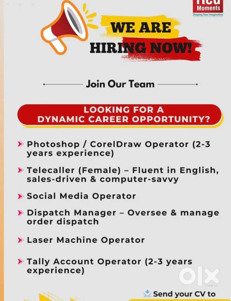Required Account & DTP operator