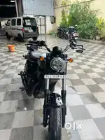 Yezdi roadster silencer modified