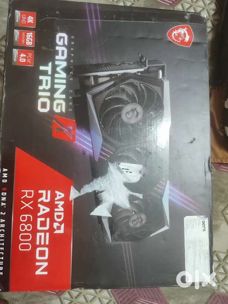MSI RX 6800 16G Graphic Card Gaming X Trio