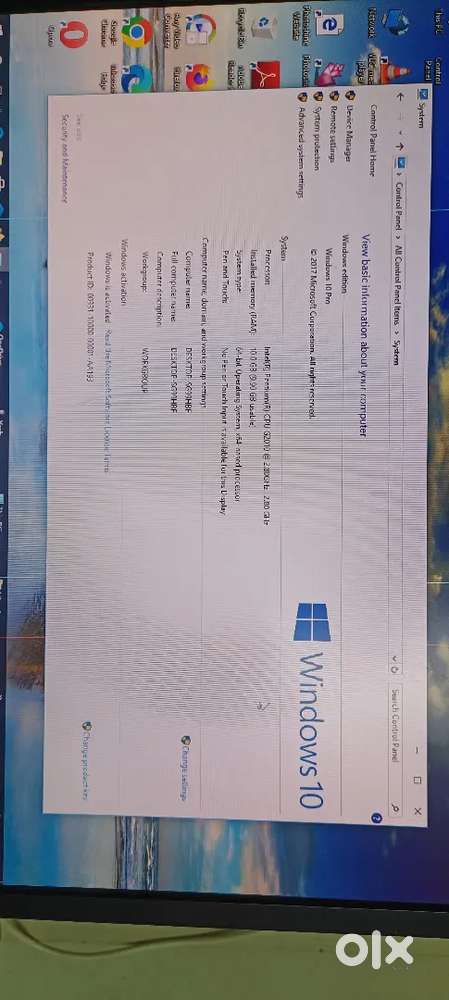 Computer with monitor