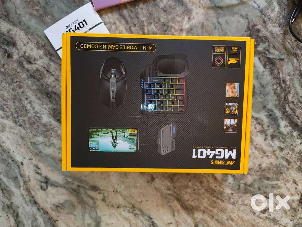 Gaming keyboard and mouse for mobile