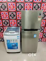 €~ Samsung silver Doble door still and Samsung diamond drum 6 kg neat