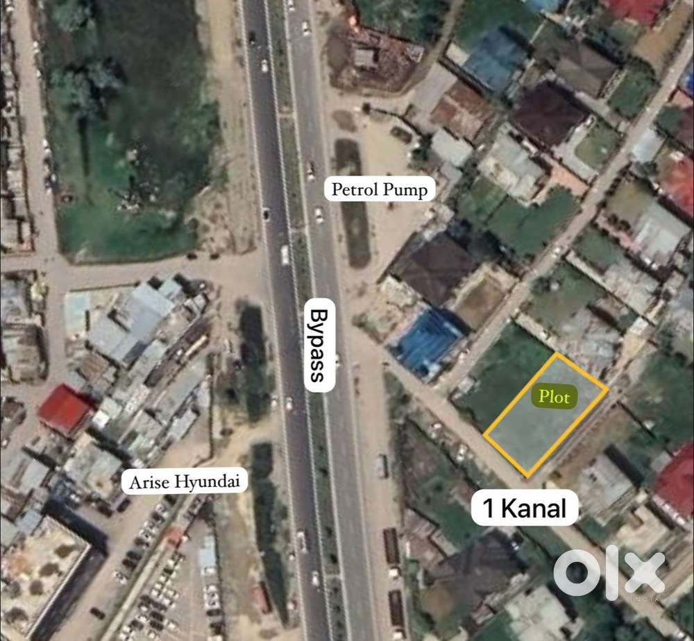 One Kanal Premium Land available at Bemina Bypass