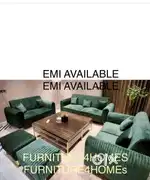 FURNITURE4HOME&: THE STYLISH SOFA SET 3+2+2 AND 2 PUFFYS AND EMI AVAIL