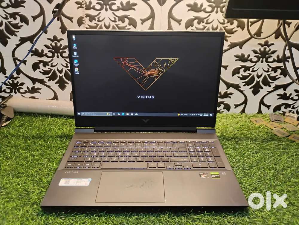 HP VICTUS GAMING LAPTOP 4GB GRAPHIC CARD 8GB RAM 256GB NVME RS.23000