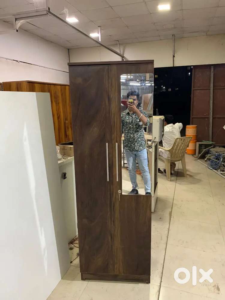 Modern 2 Door Wardrobe with Smooth Finish