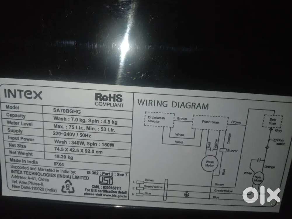 Semi - Autonomic Washing Machine