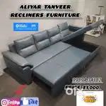 Zsm l shape sofa cum bed in emi available Aliyar Arham Recliner furnie