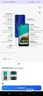 Mi A3/4 GB RAM/64 GB INTERNAL