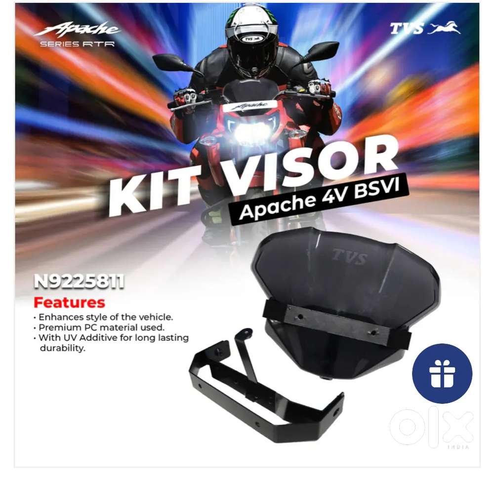 tvs kit visor for apache 4v bs-vi