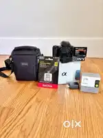 5 Months Old Used SONY ZV-E10 White Mirrorless 24.2MP 4K 16-50mm Lens.