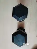 15 KG Hexagon dumbbell with good condition for sale