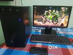 Cpu full set i3 3220 3rd gen 4gb ram 500gb harddisk 20inch hd+ monitor