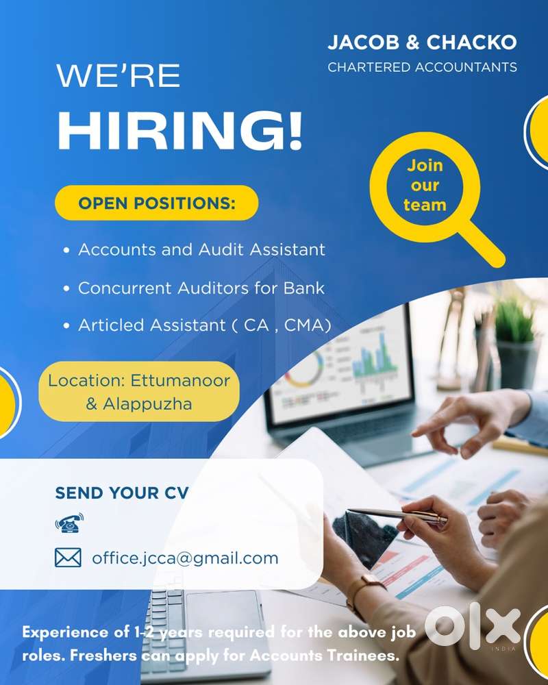 Accounts and Audit Assistant & Concurrent Auditor
