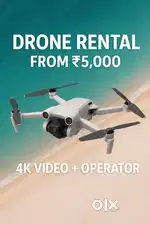 DJI Mini 3 Pro Drone Rental with Operator  4K Video  Starting ₹5,000
