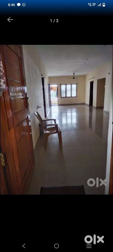 3 BHK Flat for Rent - 7500 (For Bachelors - College Students/Working)