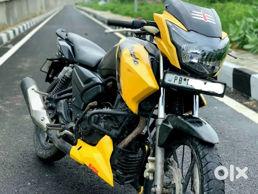 Apache RTR 160 double disk break