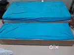 WOODEN DOUBLE BED + STORAGE