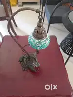Glass table lamp