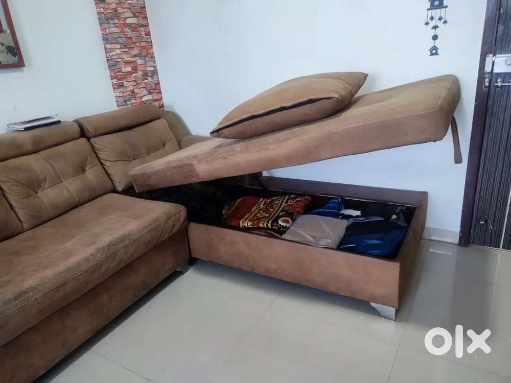 L shaped sofa