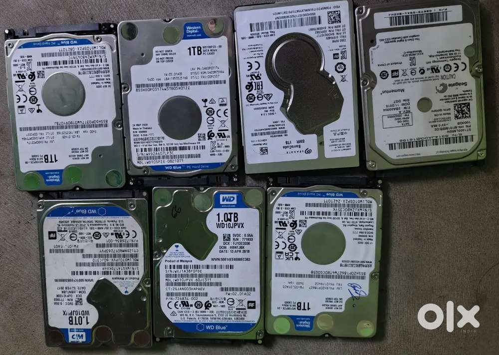 1tb hard drive fully working 100% health 1000/ pcs
