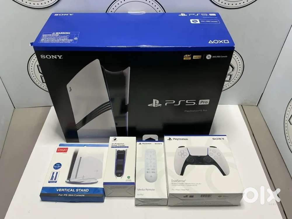 Sony PlayStation 5 Pro PS5 2TB White Console Gaming System CFI-7019 +