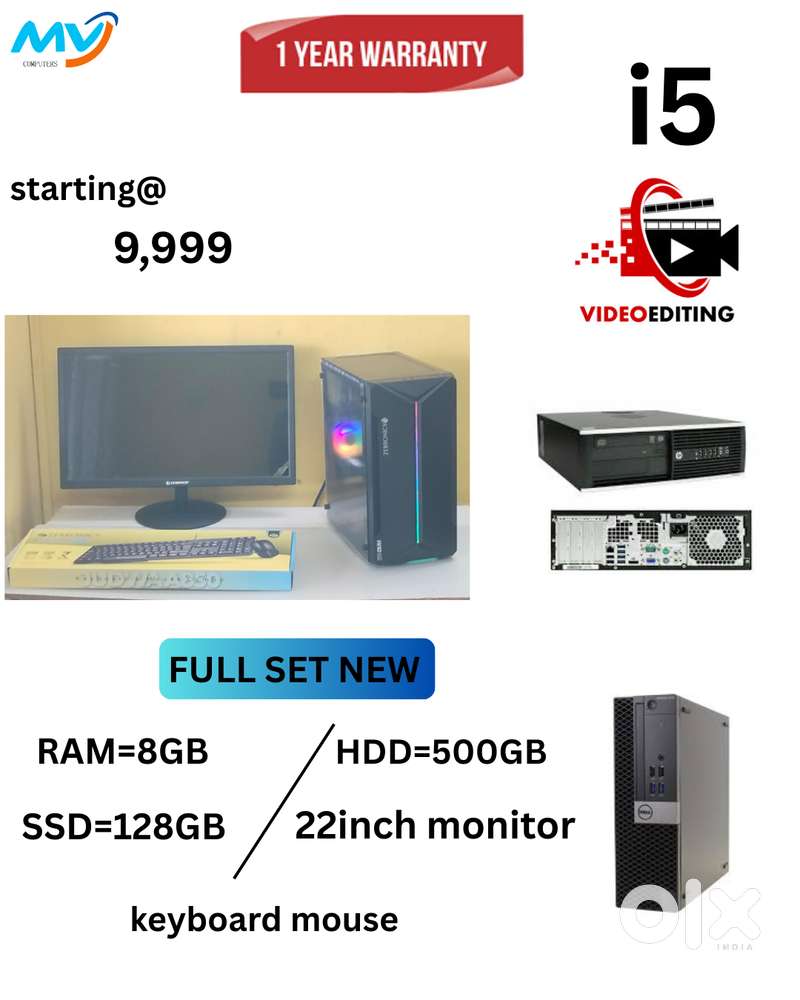 i7-i5-i3 Branded Desktop Computer Laptop Sales